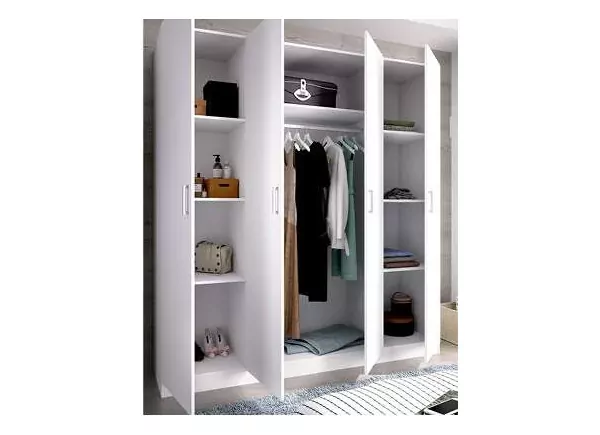 ARMARIO 4 PUERTS BLANCO MAXIKOAN ARMARIO 4 PUERTS BLANCO MAXIKOAN