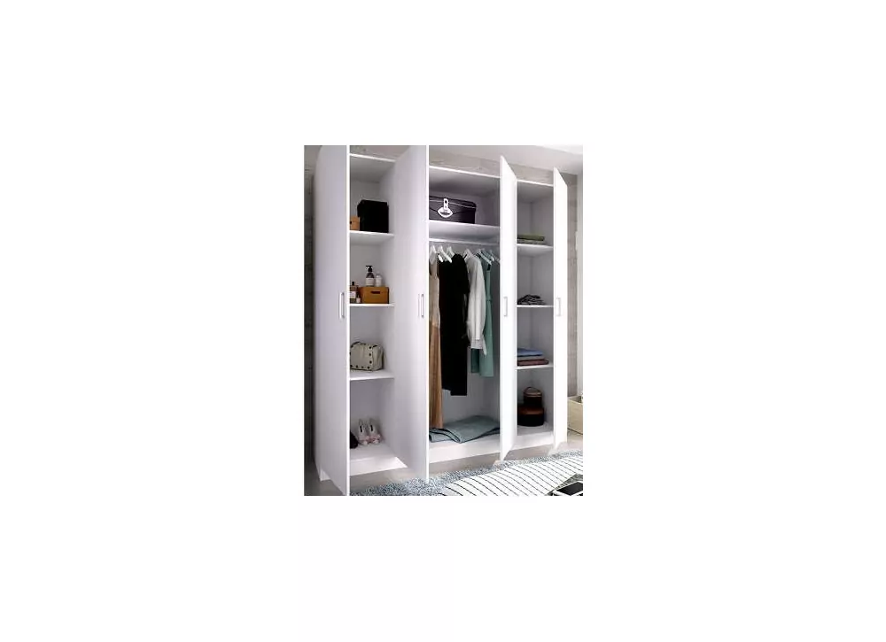 ARMARIO 4 PUERTAS BLANCO MAXIKOAN ARMARIO 4 PUERTAS BLANCO MAXIKOAN