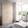 ARMARIO 2PTAS+2 CAJ NATURAL MAXIKOAN ARMARIO 2PTAS+2 CAJ NATURAL MAXIKOAN