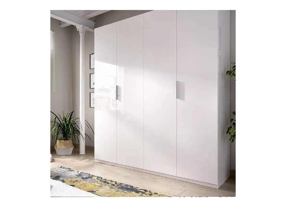 ARMÁRIO KOAN GLOSS BRANCO 4 PARTES ARMÁRIO KOAN GLOSS BRANCO 4 PARTES