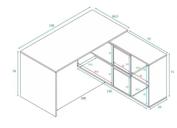 MESA DESPACHO PALMER