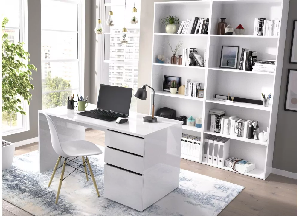 MESA BLANCO BRILLO SHIVER MESA BLANCO BRILLO SHIVER