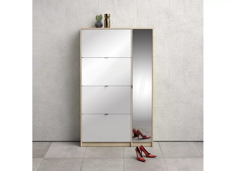 ZAPATERO 4 PUERTAS+VERTICAL ESPEJO MACK ZAPATERO 4 PUERTAS+VERTICAL ESPEJO MACK