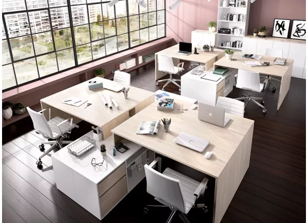 Mesa de estudio en ángulo STUART